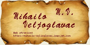Mihailo Veljoglavac vizit kartica